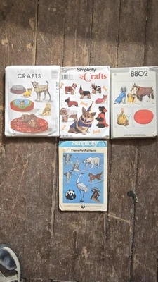 Dog Coat Jacket Collar Sewing Pattern Simplicity MCcall Transfer  - Image 1 of 4