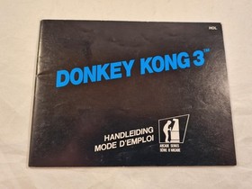 * Donkey Kong 3 * Manual only!! * Nintendo NES * HOL *