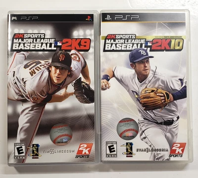 Major League Baseball 2K9 & 2K10 (Sony PlayStation Portable) PSP CIB Complete - Image 1 of 4