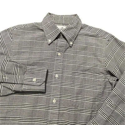 Brooks Brothers Black Fleece Button Down Shirt Men M Black Plaid Thom Browne BB0 - Image 1 of 4