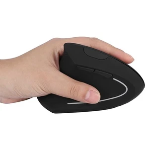 Left Handed 2.4GHz Wireless USB Ergonomic Vertical Optical Mouse For PC Comp BEA - Picture 1 of 12