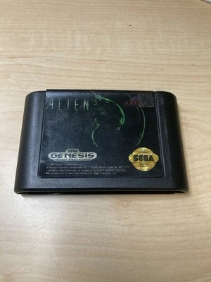 Alien 3 (Sega Genesis, 1992) - Authentic Tested Cartridge Only Clean Pins  - Image 1 of 3