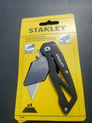 Cuchillo utilitario plegable Stanley Hardware 10-855, n.º 10-855 Foto 1 de 2
