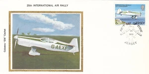 Air Rally 6p GB Jersey Colorano FDC 1979 (144895) - Picture 1 of 1