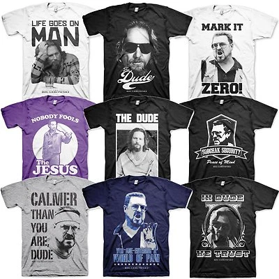 The Big Lebowski Der Dude Walter Sobchak Jesus Bowling Kult Männer Men T-Shirt - Bild 1 von 2