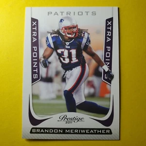 Brandon Meriweather * 37/50 * Puntos Xtra púrpura #116 Patriots 2011 prestigio nfl - Imagen 1 de 4