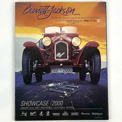 Vintage Barrett Jackson Classic Car Auction & Exposition 2000 Showcase Catalog - Image 1 of 4