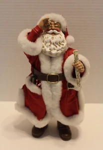 Kurt Adler Fabriche zwinkernder Weihnachtsmann hält eine Karte 10 Zoll selten - Bild 1 von 15