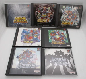 PS1 Super Robot Wars a F Shin Complete Box Gaiden Special Disc 7items Japan - Picture 1 of 11