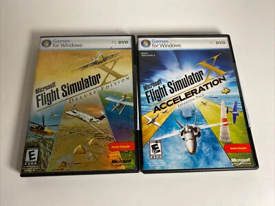 Microsoft Flight Simulator X Edición Deluxe + Paquete de Expansión de Aceleración FRANCÉS Foto 1 de 3