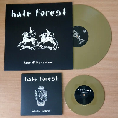 HATE FOREST ‎– Hour Of The Centaur (1st press 180g Gold Vinyl + 7 EP) Ltd. 300 - Image 1 of 4