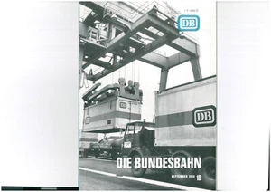 Revista Die Bundesbahn DB septiembre 1969 18/69 1609-13-56 - Imagen 1 de 7