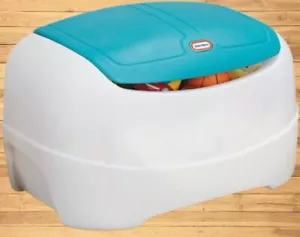 Little Tikes Play 'N Store Spielzeugtruhe eine leichte Abdeckung löst sich - Bild 1 von 1