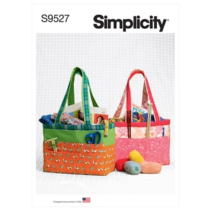 SAC ORGANISATEUR motif couture simplicité S9527 - Photo 1/4
