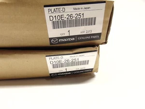 New Genuine Mazda CX-3 1.5 2.0 2015> 281mm Rear Solid Brake Discs PAIR 2X Disc - Picture 1 of 5