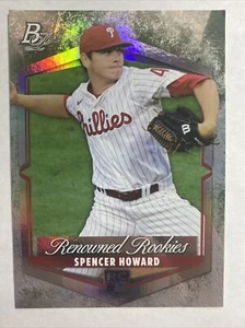 2021 Bowman Platinum Renowned Rookies RR-19 Spencer Howard Phillies/Rangers - Bild 1 von 2