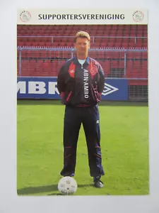 Louis van Gaal -- Ajax Amsterdam AK -- 93-94 Holandia Bawaria Karta z autografem - Zdjęcie 1 z 2