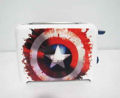 TOSTADORA TEMÁTICA DE 2 REBANADAS MARVEL CAPTAIN AMERICA Foto 1 de 4