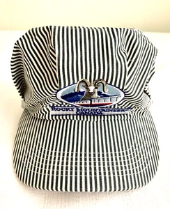 ROCKY MOUNTAINEER RAIL TOURS CANADA Kids-Youth RR Striped SNAP BACK CAP HAT - Picture 1 of 8