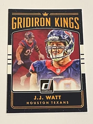Panini Donruss Football Gridiron Kings #30 2016 - J.J. Watt - Houston Texans Foto 1 de 2