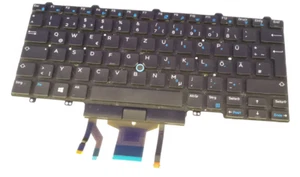 Original Tastatur Deutsch Dell Latitude E5450 E5470 E7450 E7470 , 04JPX1 Backlit - Afbeelding 1 van 6