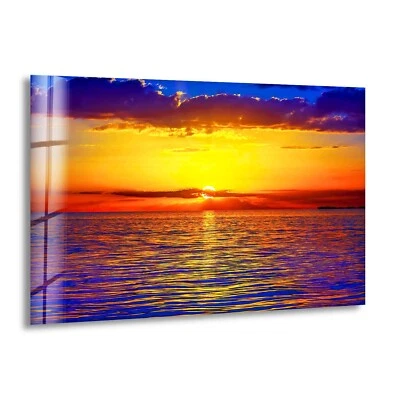 Arte de pared de vidrio Pretty Sunset Foto 1 de 4