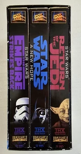 Star Wars Trilogy 3-Tape Set VHS 1995 Digitally Mastered Videos - Picture 1 of 7
