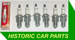 6 Champion Spark Plugs for Rover P4 75 Mk2 2.1 & 2.2 litre 1953-59 replace N5 N8 - Picture 1 of 1