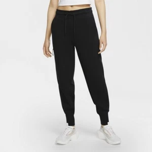 New Nike NSW Tech Fleece Pants Joggers Black Sportswear CZ2595-010 Girls Size M - Picture 1 of 6