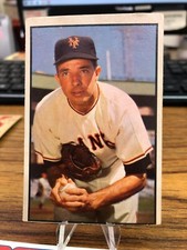 1953 Bowman Color #76, Jim Hearn, New York Giants, VG or better condition.