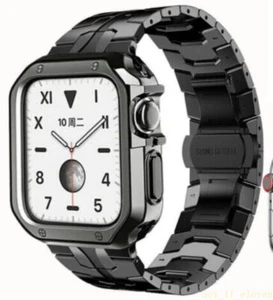 Titanium Metal Band+Case For Apple Watch Ultra Series 11/10/9/8/7/SE 3 44/45/49 - Picture 1 of 21