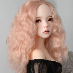 Wig for Dollmore Trinity girl  (13-14) inch Forest Sobazu Parting Wig (L Pink) - Picture 1 of 6