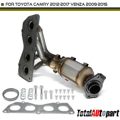 1x New Catalytic Converter for Toyota Camry 2012-2017 Venza 2009-2015 Front Side - Image 1 of 4