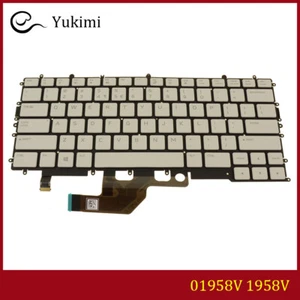 01958V PER DELL Alienware M15 R3 R4 argento USA inglese con tastiera retroilluminata - Foto 1 di 4