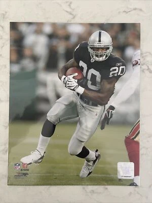 Foto de 8 x 10 con sello de Darren McFadden #20 2008 NFL de los Oakland Raiders Foto 1 de 2