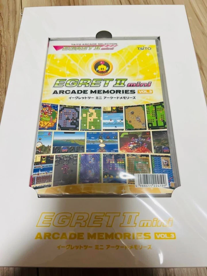 Taito Arcade Memories Vol. 3 Egret II Mini SD card 10 titles game Book - Image 1 of 1