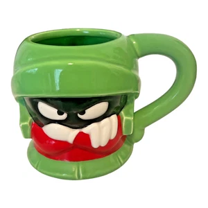 Taza de café Looney Tunes Marvin The Martian 3D 1996 verde - Imagen 1 de 11