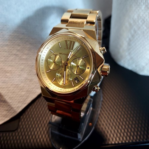 Orologio Michael Kors MK4690 Cronografo Donna Oversize Raquel Tono Oro