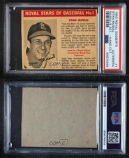 1950 Royal Desserts Royal Stars of Baseball Stan Musial #1 PSA Authentic HOF