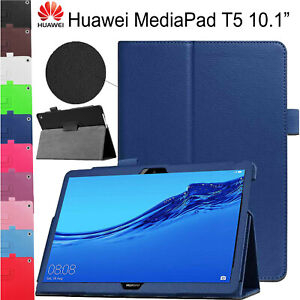 Magnetic Leather Book Stand Case for Huawei Mediapad T5 10.1 2018 Smart Cover