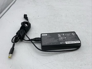 Lenovo 135W Yellow Square Tip AC Adapter Charger Genuine OEM - Picture 1 of 3