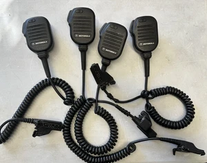 Lotto di 4 - MOTOROLA NMN6191C NMN6191C Microfono Altoparlante Cancellazione Rumore XTS3000 5000 - Foto 1 di 6