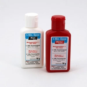 Epoxy 5 Minuten 100g Epoxid Modellbau 2K 2-Komponenten Klebstoff Kleber R&G - Picture 1 of 1