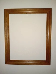 Vintage Wooden Ornate Brown 11x14 Picture Frame - Picture 1 of 6