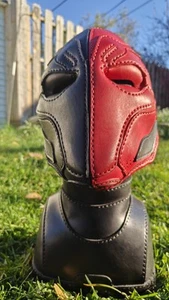 Deathstroke Leather Handmade Mask - Picture 1 of 4