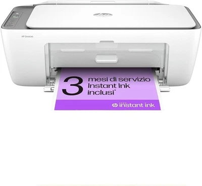 Stampante Multifunzione Wi-Fi Colori HP DeskJet 2820e Fotocopiatrice Scanner A4 - Immagine 1 di 4