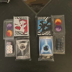 Pokemon TCG: Black Bolt & White Flare ETB Sleeves Dice Counters and Energy SET - Picture 1 of 1