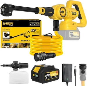 IMOUMLIVE Akku Hochdruckreiniger 970 PSI – 6-in-1 Düse, 3 Stufen, Bürstenlos, Ne - Bild 1 von 1