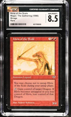 HIVIS OF THE SCALE Mirage Rare Reserved List CGC 8.5 MTG EDH [Nostalgium] - Image 1 of 2