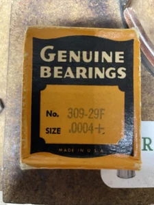 Harley Davidson NOS Part 309-29F Connecting Rod Bearings Usable Or Neat Display - Picture 1 of 10